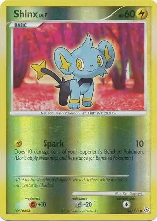 Diamond & Pearl Shinx #98/130 reverse holo